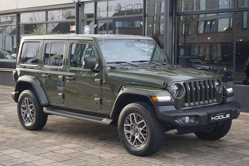 Groen Occasion 2021 Jeep Wrangler 80th Anniversary SUV | € 54.980 (Super prijs) - Afbeelding 1/4