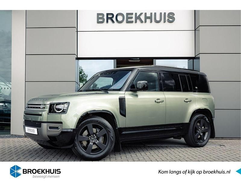 Pangea greeb (groen metallic)zwart Gebruikt 2021 Land Rover Defender HSE Dynamic SUV | € 77.800 (Eerlijke prijs) - Afbeelding 1/4