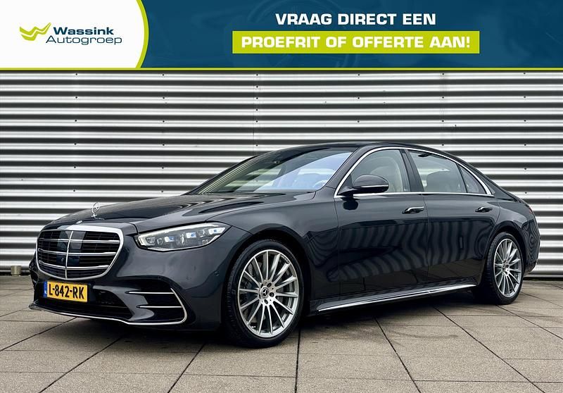 Grijs Gebruikt 2021 Mercedes S500 Business Sedan | € 84.940 - Afbeelding 1/4