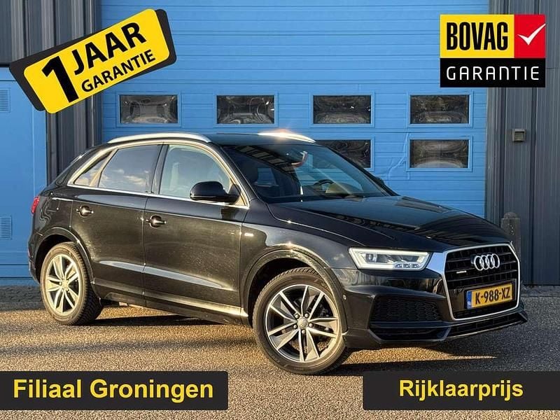 Zwart (metallic) Gebruikt 2018 Audi Q3 S-Line SUV | € 23.740 (Super prijs) - Afbeelding 1/4