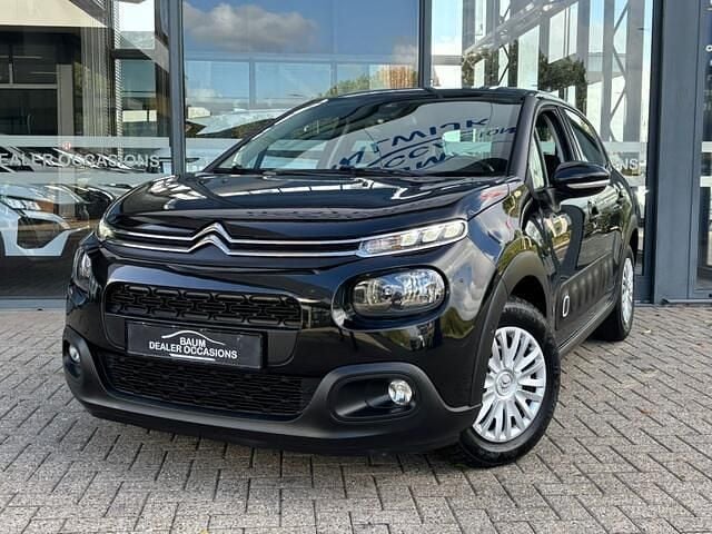 Zwart Gebruikt 2019 Citroën C3 Origins Hatchback | € 9.950 (Super prijs) - Afbeelding 1/4