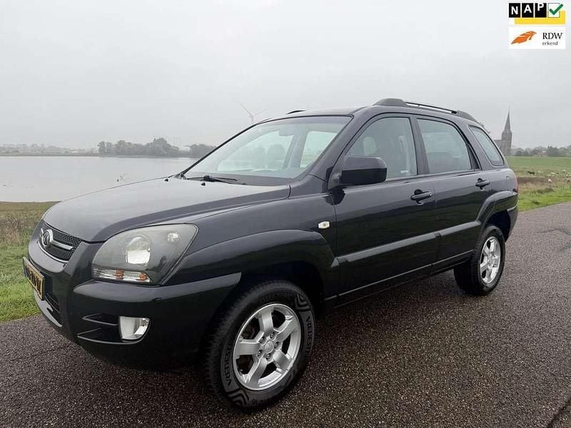 Zwart Gebruikt 2008 Kia Sportage SUV | € 2.650 (Goede deal) - Afbeelding 1/4