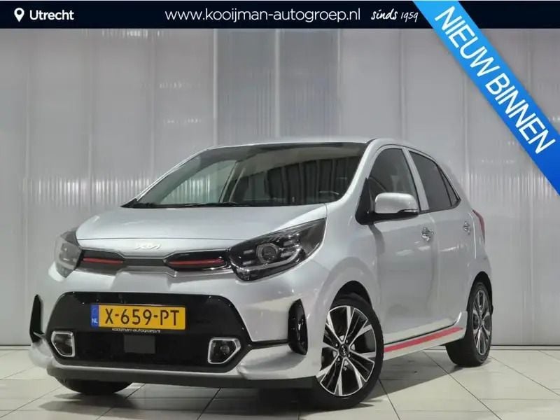 Sparkling silver Gebruikt 2024 Kia Picanto GT-Line Hatchback | € 23.799 (Iets duurder) - Afbeelding 1/4