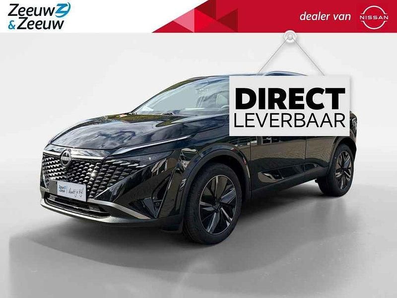 Zwart Nieuw 2025 Nissan Qashqai Tekna SUV | € 43.285 (Eerlijke prijs) - Afbeelding 1/4