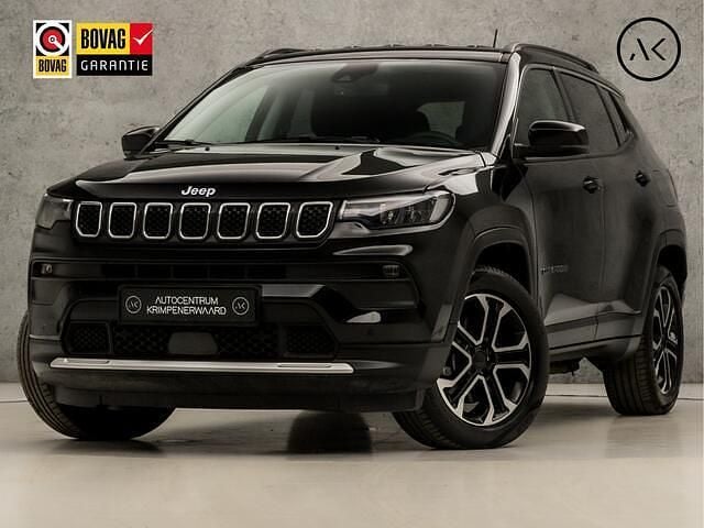 Zwart Gebruikt 2022 Jeep Compass Limited SUV | € 24.945 (Super prijs) - Afbeelding 1/4