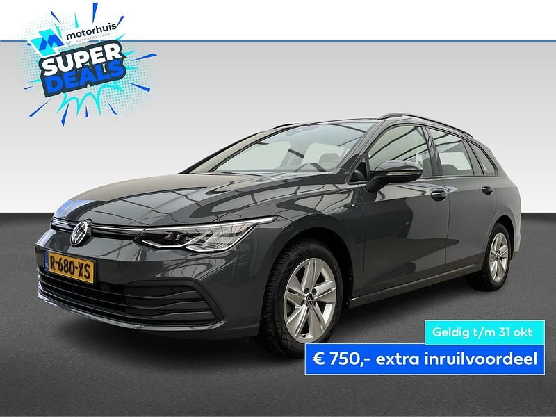 Grijs Gebruikt 2022 VW Golf VIII Business Stationwagen | € 25.940 (Eerlijke prijs) - Afbeelding 1/4