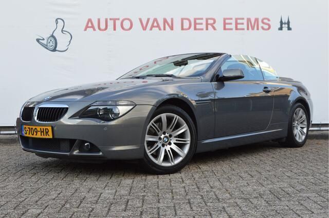 Grijs, metallic lak Gebruikt 2006 BMW 630 Cabriolet Sport Line Cabriolet | € 19.990 - Afbeelding 1/4