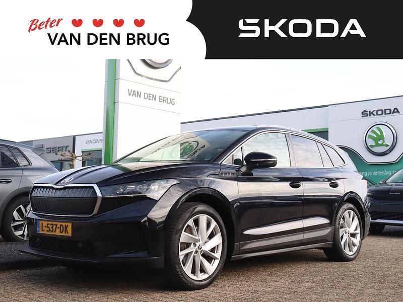 Zwart Gebruikt 2021 Skoda Enyaq iV SUV | € 24.695 (Goede deal) - Afbeelding 1/4