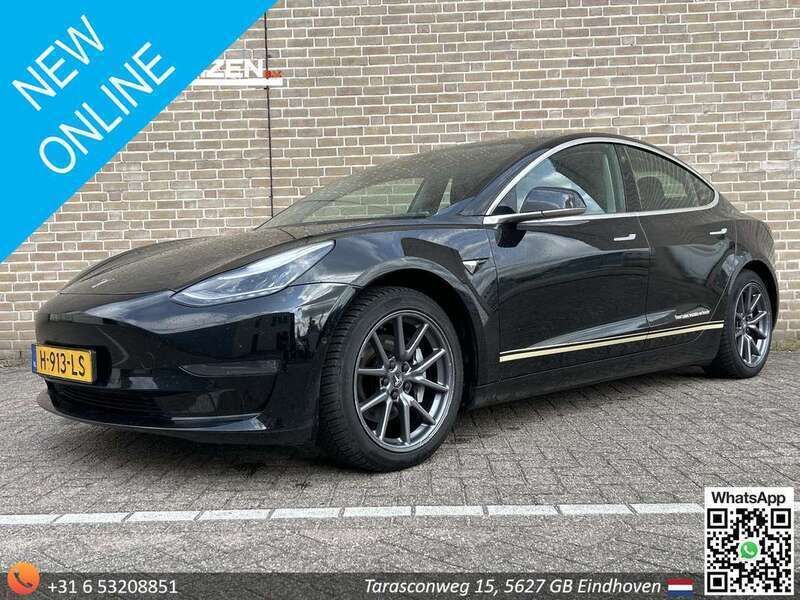 Zwart Gebruikt 2020 Tesla Model 3 Long Range Sedan | € 19.900 (Goede deal) - Afbeelding 1/4