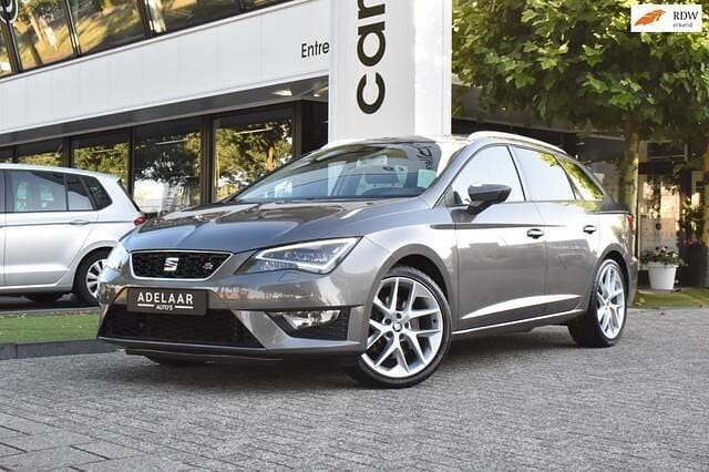 Grijs Gebruikt 2014 Seat Leon ST FR Stationwagen | € 11.950 (Eerlijke prijs) - Afbeelding 1/4