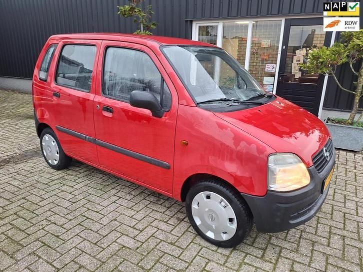 Rood Gebruikt 2001 Opel Agila Hatchback | € 1.200 (Eerlijke prijs) - Afbeelding 1/4