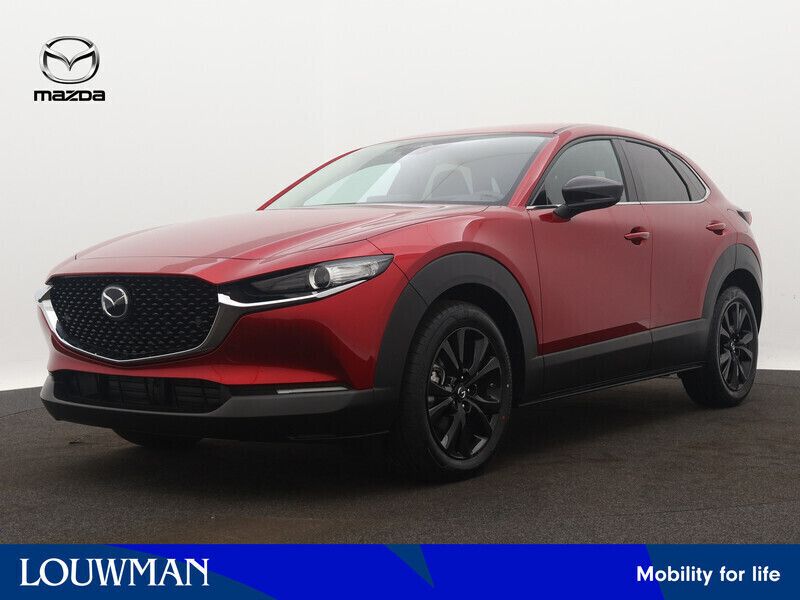 Soul red crystal (rood metallic) Nieuw 2024 Mazda CX-30 Homura-Line SUV | € 37.490 (Super prijs) - Afbeelding 1/4