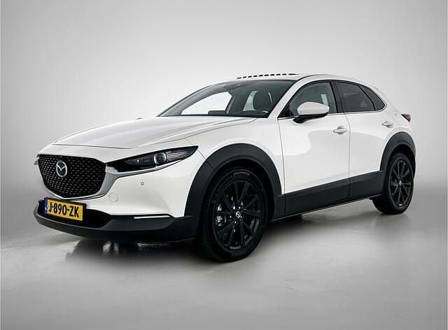 Wit Gebruikt 2020 Mazda CX-30 Luxury SUV | € 23.495 (Eerlijke prijs) - Afbeelding 1/4