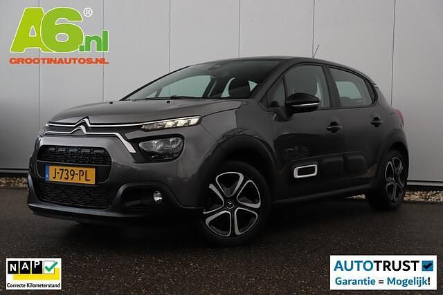 Grijs Gebruikt 2020 Citroën C3 Feel Hatchback | € 10.999 (Eerlijke prijs) - Afbeelding 1/4