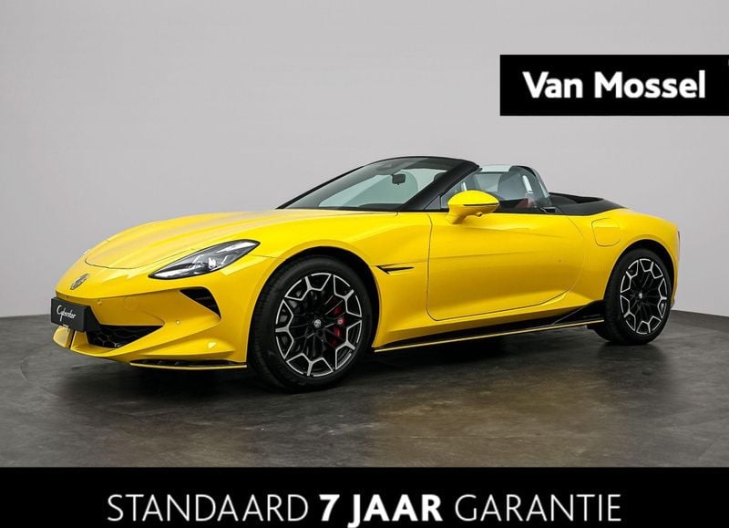 Geel, metallic lak Nieuw 2025 MG Cyberster Trophy Cabriolet | € 69.949 - Afbeelding 1/3