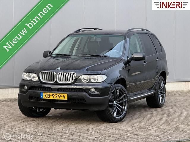 Zwart Gebruikt 2004 BMW X5 Executive SUV | € 5.490 (Eerlijke prijs) - Afbeelding 1/4