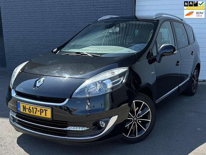 Zwart, metallic lak Gebruikt 2013 Renault Grand Scénic III Bose Edition MPV | € 4.750 (Goede deal) - Afbeelding 1/4