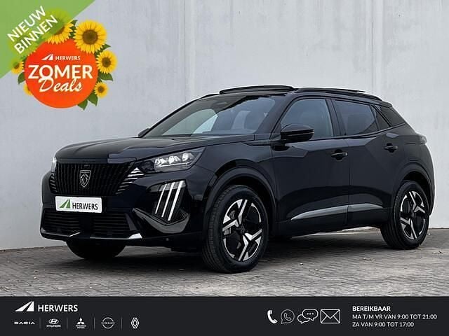 Zwart Nieuw 2025 Peugeot 2008 GTi SUV | € 36.995 (Eerlijke prijs) - Afbeelding 1/4