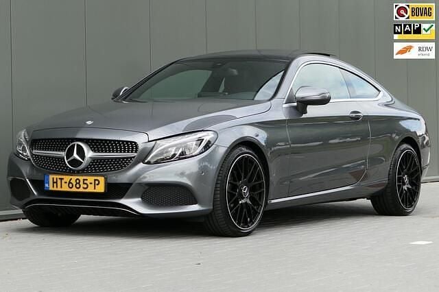 Grijs Gebruikt 2016 Mercedes C180 Edition 1 Coupé | € 21.940 (Eerlijke prijs) - Afbeelding 1/4