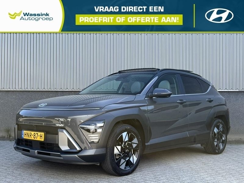 Ecotronic gray two tone (grijs metallic) Gebruikt 2023 Hyundai Kona Premium SUV | € 34.735 - Afbeelding 1/4