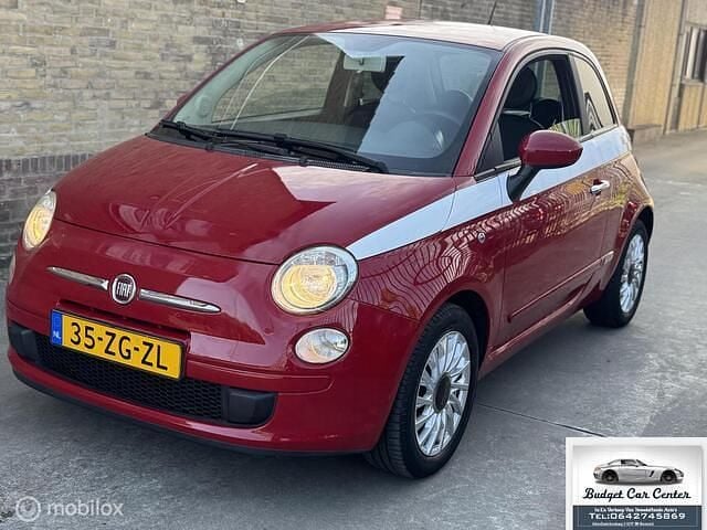 Rood Gebruikt 2008 Fiat 500 Sport Hatchback | € 3.499 (Goede deal) - Afbeelding 1/4
