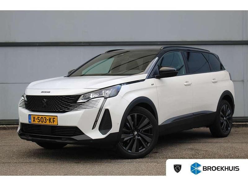 Wit Gebruikt 2023 Peugeot 5008 GT MPV | € 29.900 (Eerlijke prijs) - Afbeelding 1/4
