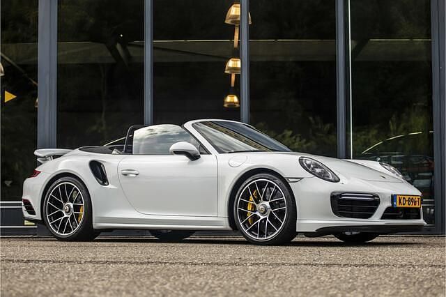 Wit Gebruikt 2016 Porsche 911 Turbo S Cabriolet Cabriolet | € 159.950 - Afbeelding 1/4