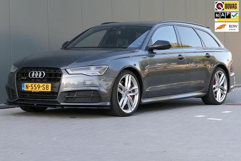 Grijs Gebruikt 2017 Audi A6 Competition Stationwagen | € 21.440 (Super prijs) - Afbeelding 1/4