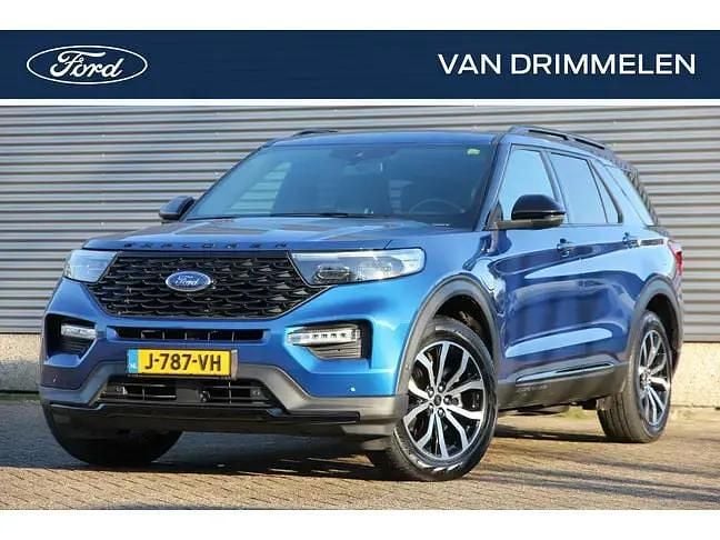 Blauw (metallic) Gebruikt 2020 Ford Explorer ST-Line SUV | € 34.895 (Goede deal) - Afbeelding 1/4