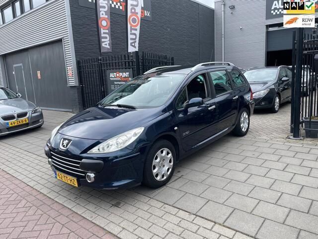 Blauw Gebruikt 2007 Peugeot 307 Stationwagen | € 1.499 (Eerlijke prijs) - Afbeelding 1/4