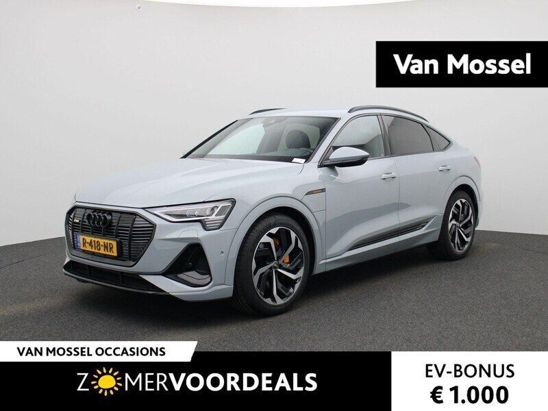 Grijs Gebruikt 2022 Audi e-tron Sportback Design SUV | € 48.900 (Eerlijke prijs) - Afbeelding 1/4