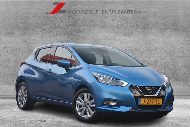 Occasion Nissan Micra N-Connecta 101 PK (74 kW) 2020 Blauw (metallic) Hatchback