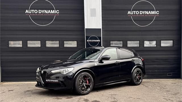 Zwart Gebruikt 2018 Alfa Romeo Stelvio Quadrifoglio SUV | € 46.888 (Eerlijke prijs) - Afbeelding 1/4