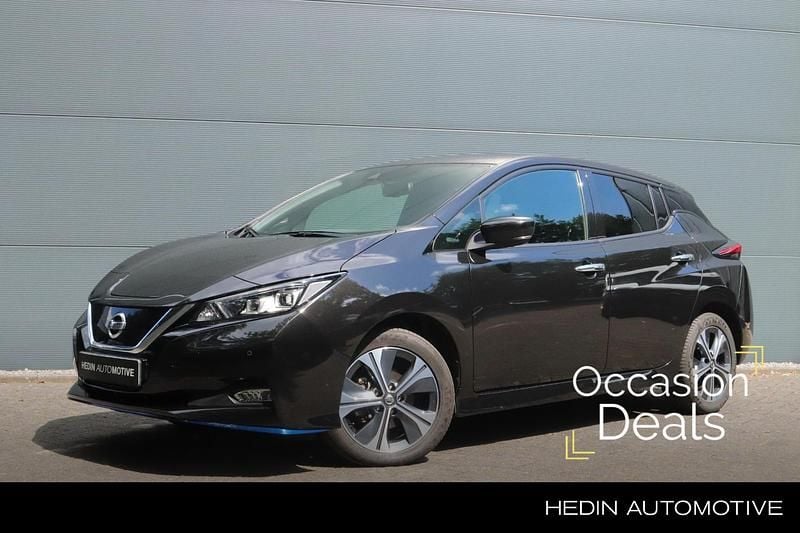 Zwart Gebruikt 2021 Nissan Leaf N-Connecta Hatchback | € 15.350 (Eerlijke prijs) - Afbeelding 1/3