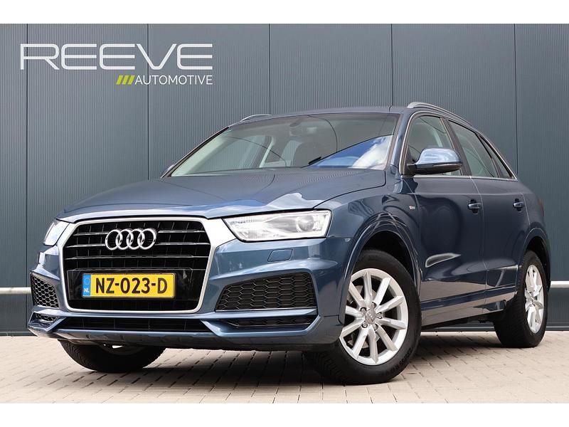 Blauw Gebruikt 2017 Audi Q3 S-Line SUV | € 19.450 (Eerlijke prijs) - Afbeelding 1/4