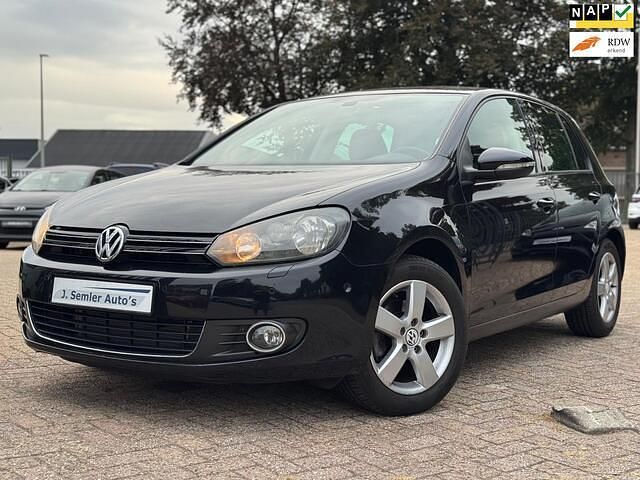 Zwart Gebruikt 2011 VW Golf VI Highline Hatchback | € 8.999 (Iets duurder) - Afbeelding 1/4