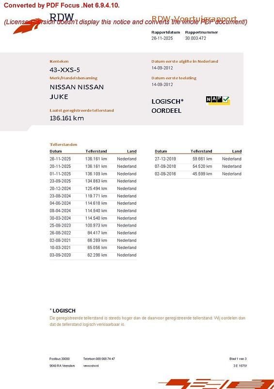 Bruin Occasion 2012 Nissan Juke Premium Edition SUV | € 9.545 (Iets duurder) - Afbeelding 1/1