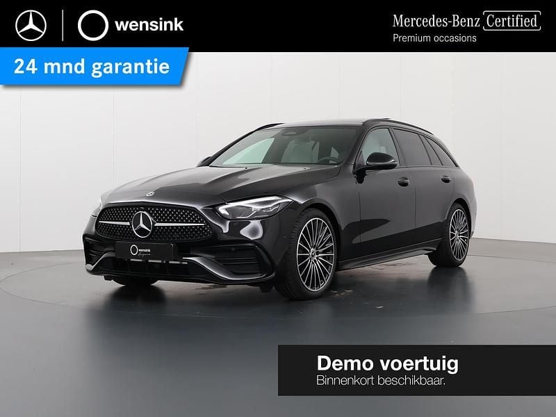 Occasion Mercedes C180 AMG 170 PK (125 kW) 2023 Zwart, metallic lak Stationwagen