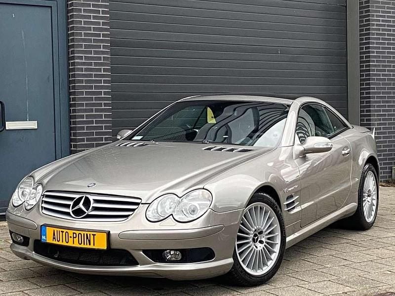 Zilver, metallic lak Gebruikt 2003 Mercedes SL55 AMG AMG Cabriolet | € 42.899 - Afbeelding 1/4