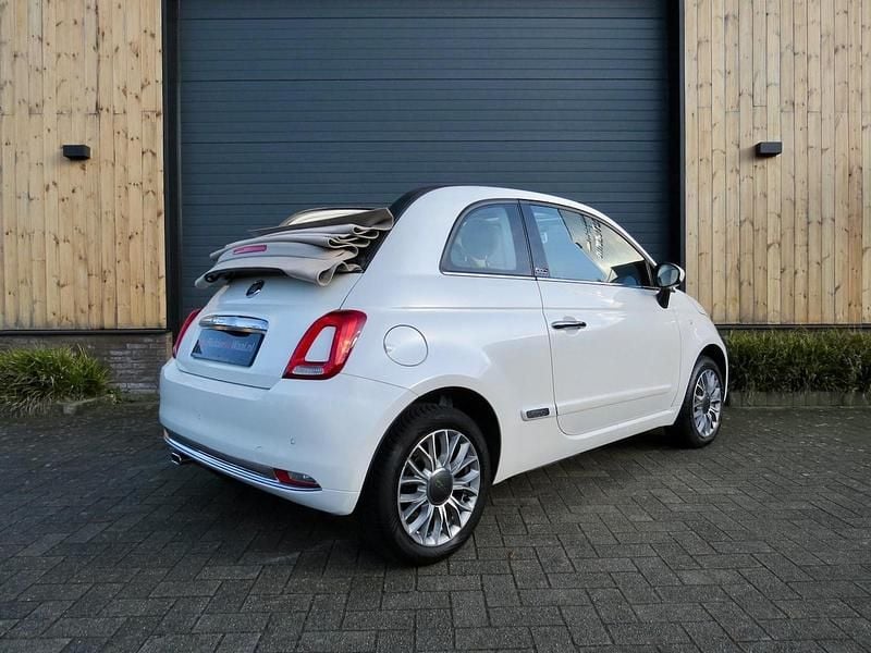 Wit Occasion 2016 Fiat 500C Lounge Cabriolet | € 8.750 (Eerlijke prijs) - Afbeelding 1/3