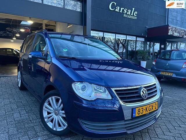 Blauw (metallic) Occasion 2009 VW Touran Comfortline MPV | € 2.650 (Goede deal) - Afbeelding 1/4