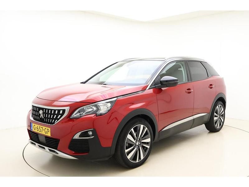 Rood Gebruikt 2019 Peugeot 3008 Allure SUV | € 17.945 (Eerlijke prijs) - Afbeelding 1/1