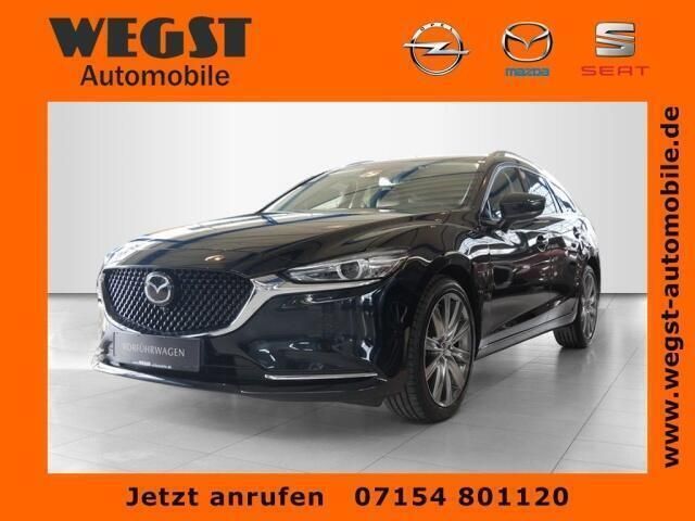 Zwart Gebruikt 2023 Mazda 6 Exclusive-Line Stationwagen | € 52.382 - Afbeelding 1/4