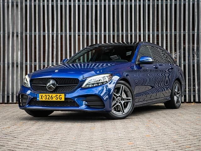 Blauw Gebruikt 2018 Mercedes C300 Premium Plus Stationwagen | € 27.950 (Iets duurder) - Afbeelding 1/4