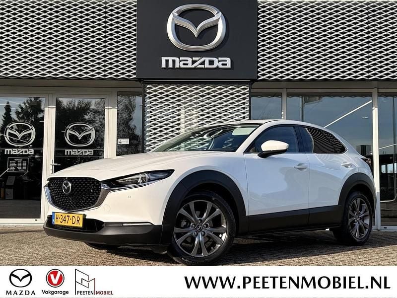 Wit Occasion 2020 Mazda CX-30 Luxury SUV | € 21.900 (Eerlijke prijs) - Afbeelding 1/4