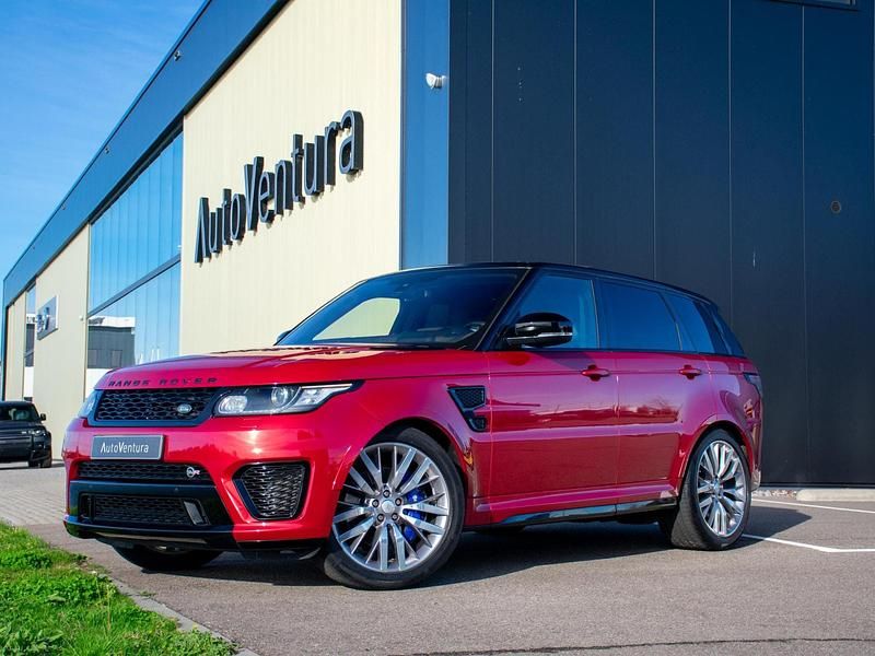 Rood Gebruikt 2016 Land Rover Range Rover SVR SUV | € 69.950 - Afbeelding 1/4