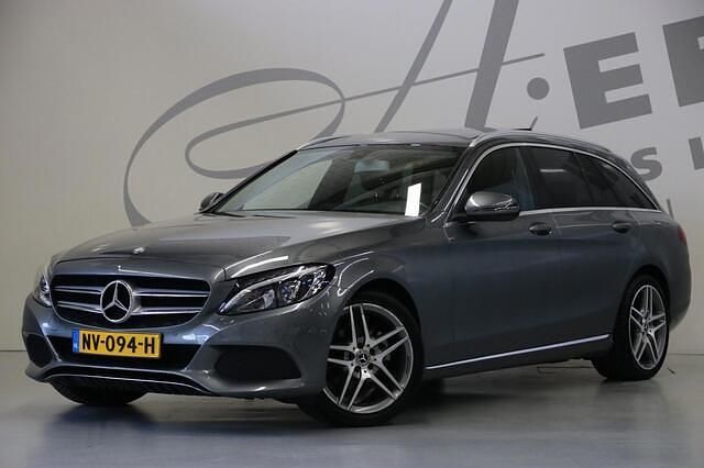 Grijs Gebruikt 2017 Mercedes C180 Avantgarde Stationwagen | € 19.950 (Iets duurder) - Afbeelding 1/4