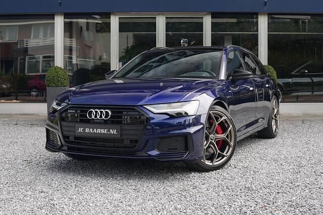Blauw, metallic lak Occasion 2022 Audi A6 Stationwagen | € 56.950 (Duur) - Afbeelding 1/4