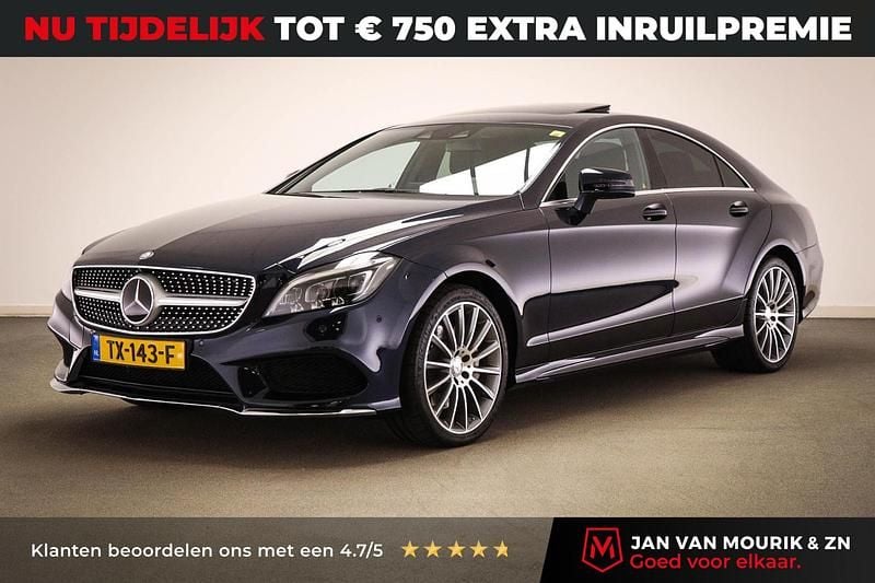Blauw Gebruikt 2016 Mercedes CLS400 AMG line Sedan | € 41.095 - Afbeelding 1/4