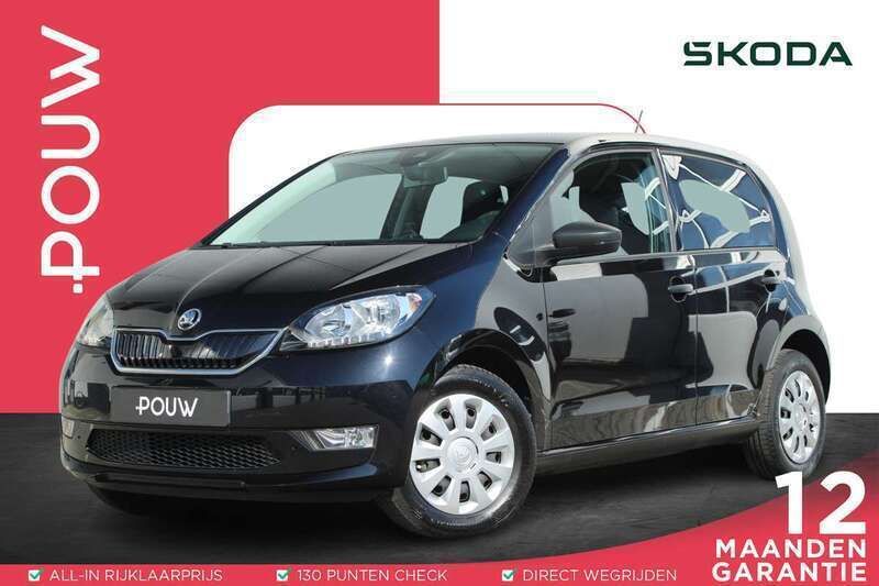 Zwart Gebruikt 2020 Skoda Citigo-e IV Ambition Hatchback | € 11.450 (Eerlijke prijs) - Afbeelding 1/4